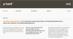 Desktop Screenshot of pfuenf.de