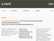 Tablet Screenshot of pfuenf.de